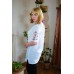 SALE!! Embroidered blouse "Pink Rose Mood", size S